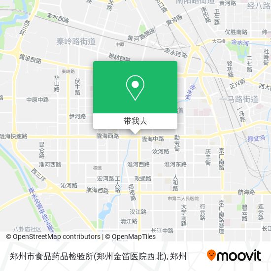 郑州市食品药品检验所(郑州金笛医院西北)地图