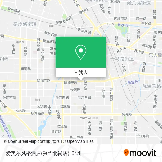 爱美乐风格酒店(兴华北街店)地图
