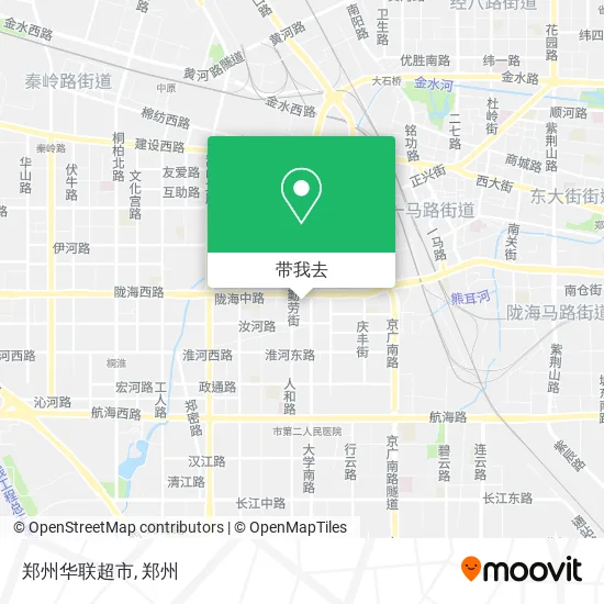 郑州华联超市地图