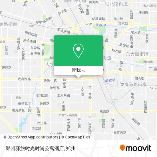 郑州驿旅时光时尚公寓酒店地图