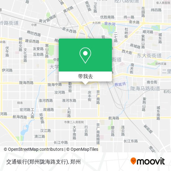 交通银行(郑州陇海路支行)地图