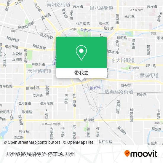 郑州铁路局招待所-停车场地图