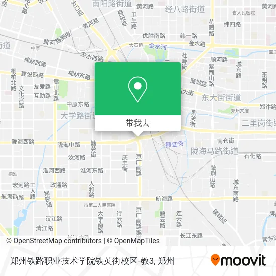 郑州铁路职业技术学院铁英街校区-教3地图