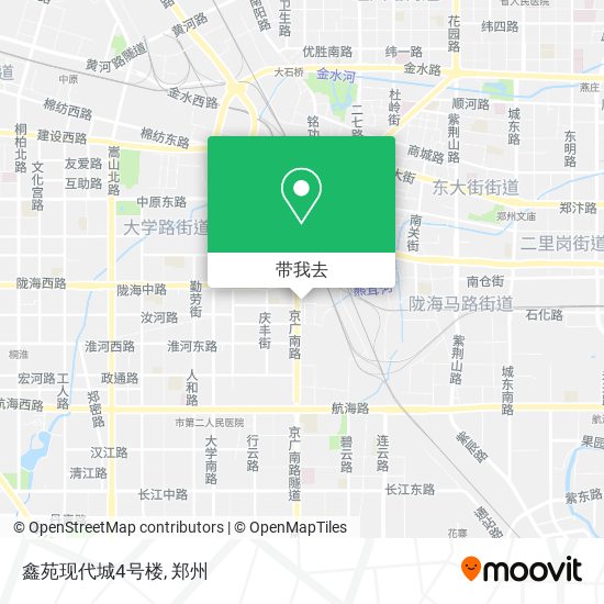 鑫苑现代城4号楼地图