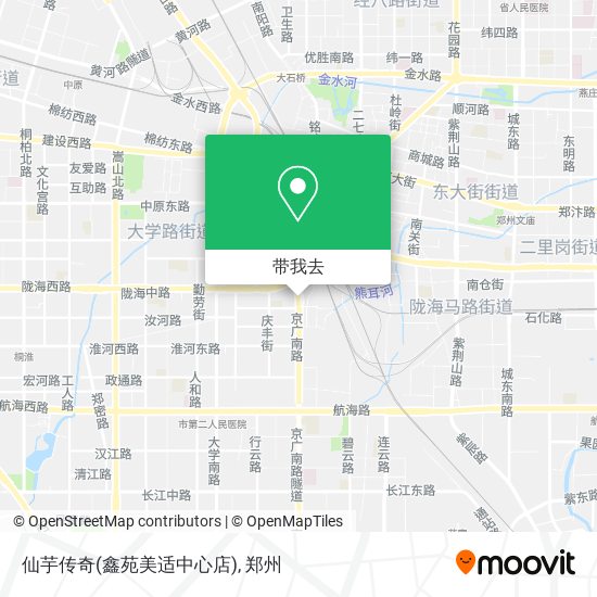 仙芋传奇(鑫苑美适中心店)地图