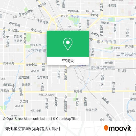 郑州星空影城(陇海路店)地图