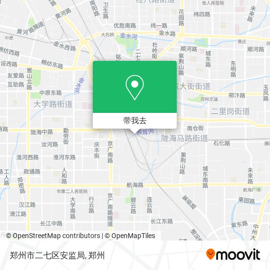 郑州市二七区安监局地图