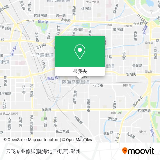 云飞专业修脚(陇海北二街店)地图