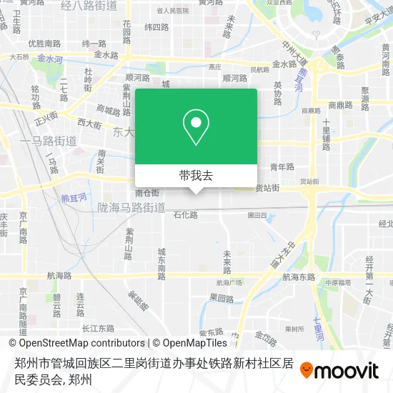 郑州市管城回族区二里岗街道办事处铁路新村社区居民委员会地图