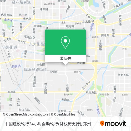 中国建设银行24小时自助银行(货栈街支行)地图