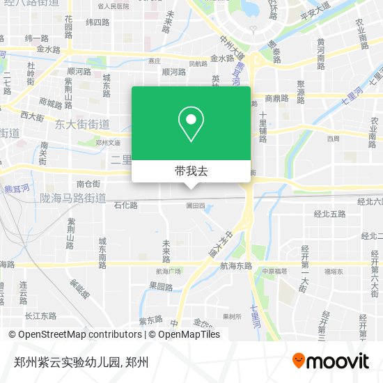 郑州紫云实验幼儿园地图