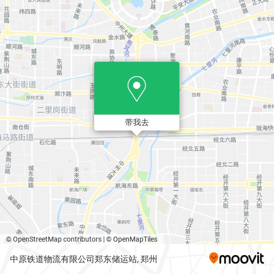 中原铁道物流有限公司郑东储运站地图