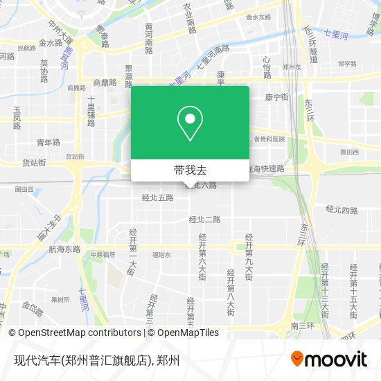 现代汽车(郑州普汇旗舰店)地图