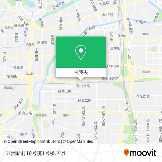 五洲新村10号院1号楼地图