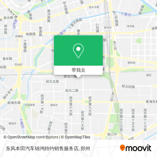 东风本田汽车锦鸿特约销售服务店地图