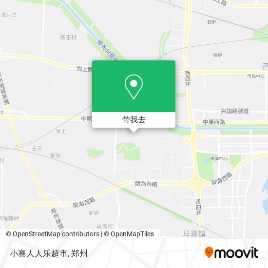 小寨人人乐超市地图