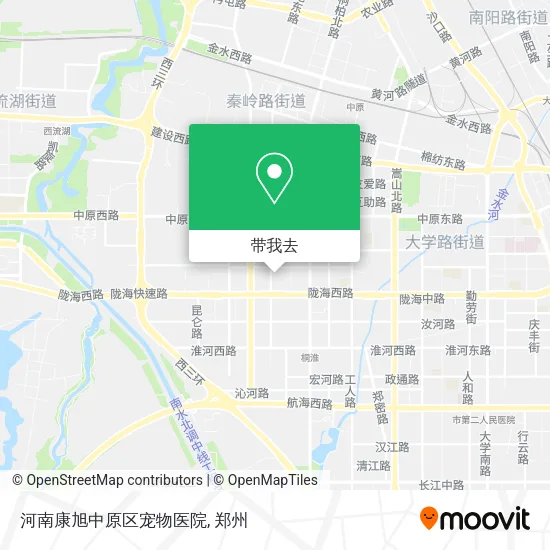 河南康旭中原区宠物医院地图