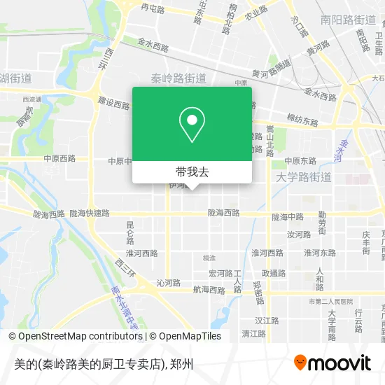 美的(秦岭路美的厨卫专卖店)地图