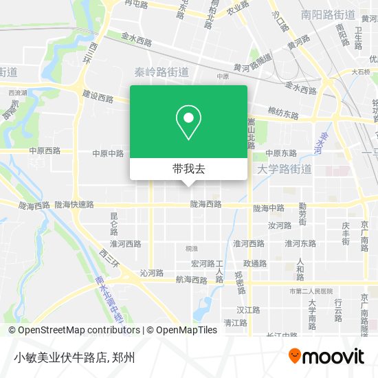 小敏美业伏牛路店地图