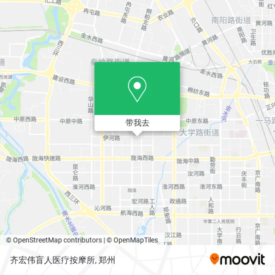 齐宏伟盲人医疗按摩所地图