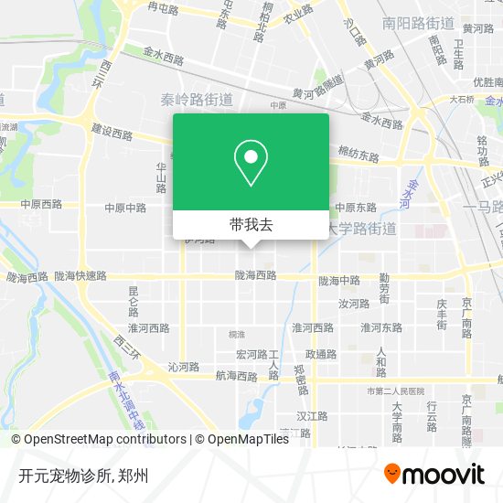 开元宠物诊所地图