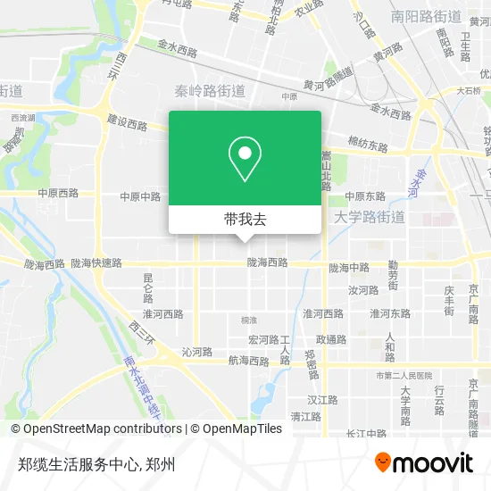 郑缆生活服务中心地图