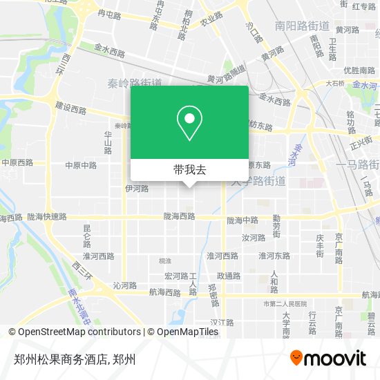 郑州松果商务酒店地图