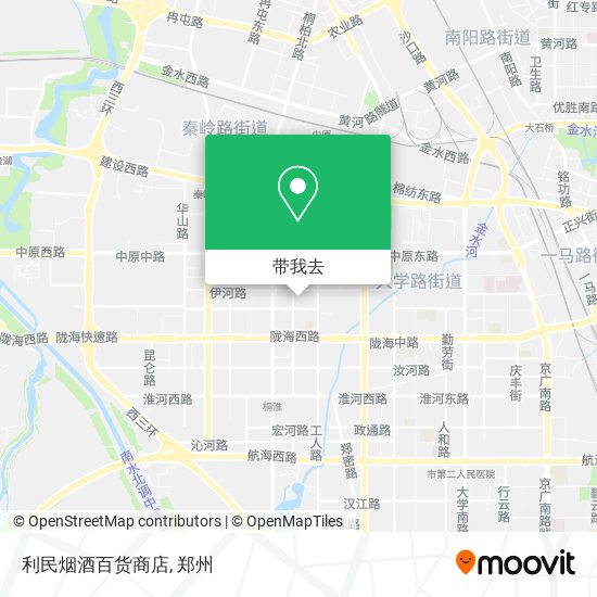 利民烟酒百货商店地图