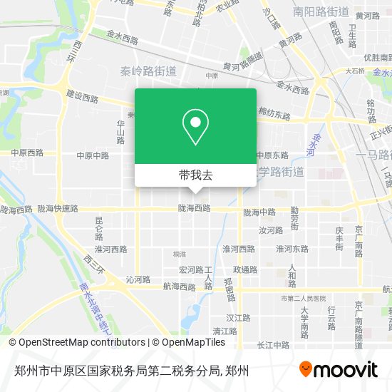 郑州市中原区国家税务局第二税务分局地图