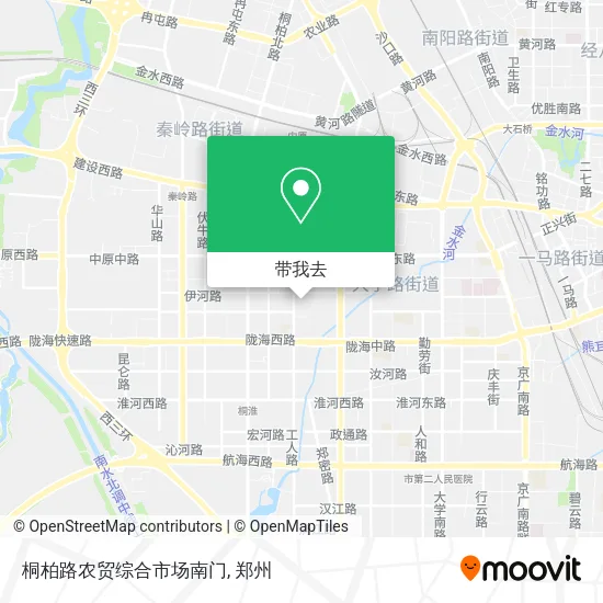 桐柏路农贸综合市场南门地图