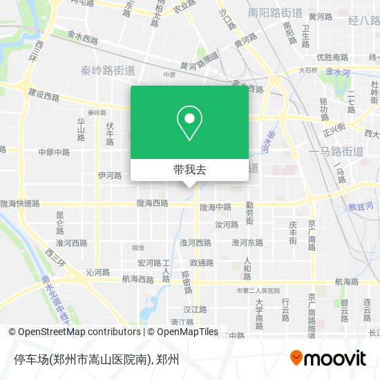 停车场(郑州市嵩山医院南)地图