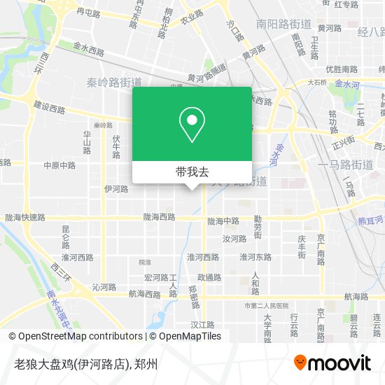 老狼大盘鸡(伊河路店)地图