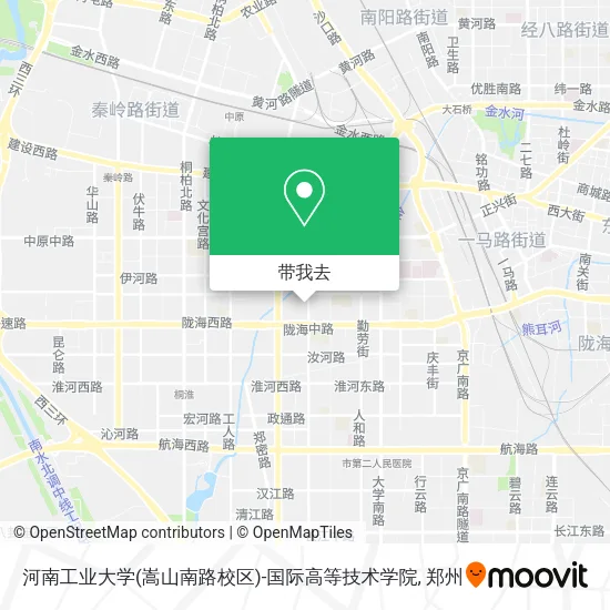 河南工业大学(嵩山南路校区)-国际高等技术学院地图