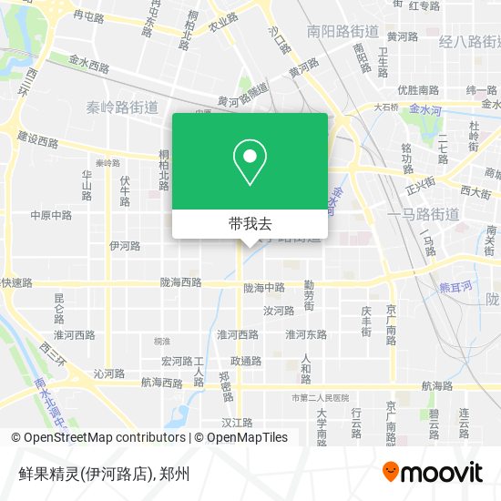 鲜果精灵(伊河路店)地图