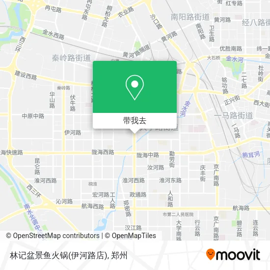 林记盆景鱼火锅(伊河路店)地图