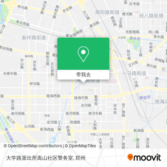 大学路派出所嵩山社区警务室地图