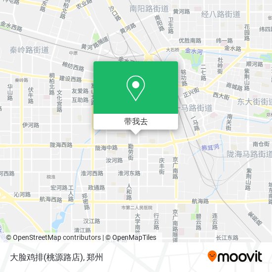 大脸鸡排(桃源路店)地图