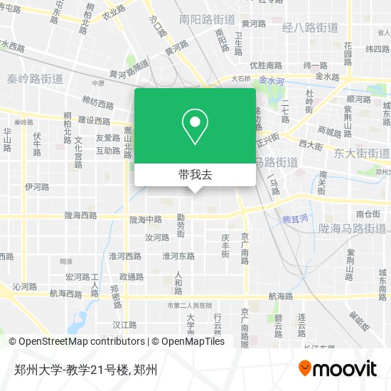郑州大学-教学21号楼地图