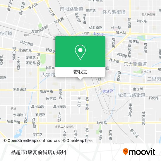 一品超市(康复前街店)地图