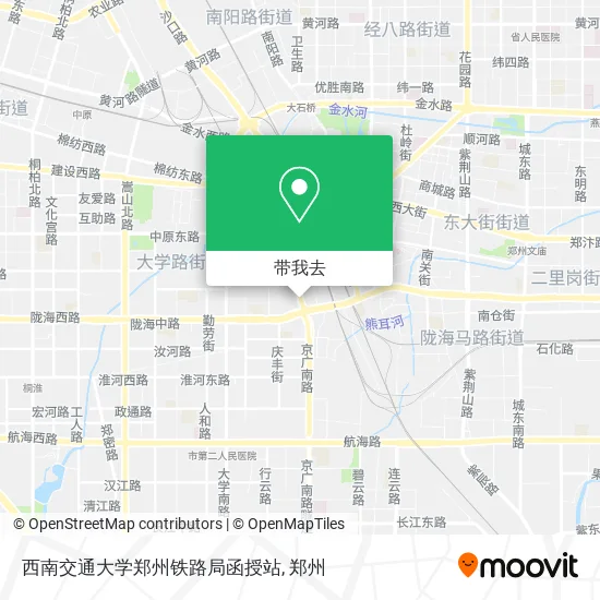 西南交通大学郑州铁路局函授站地图