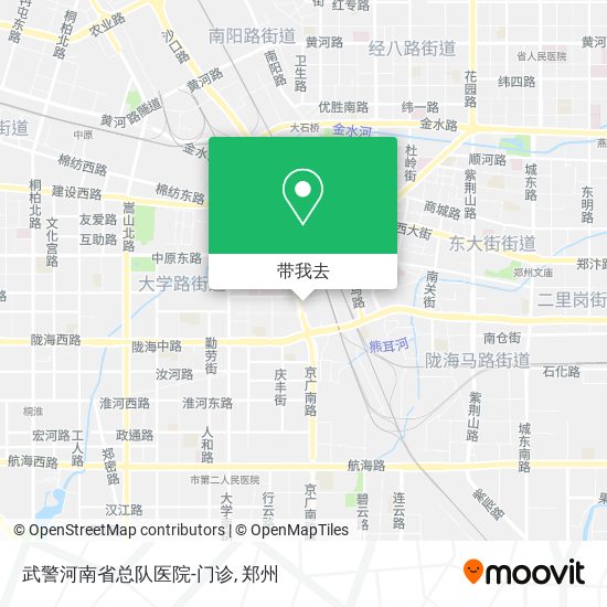 武警河南省总队医院-门诊地图