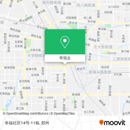 幸福社区14号-11栋地图