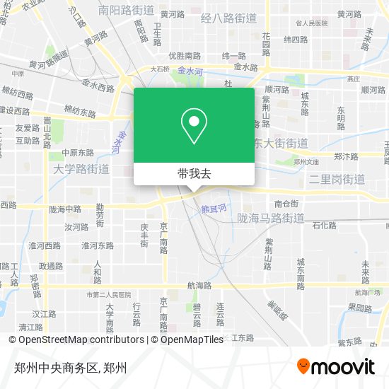 郑州中央商务区地图