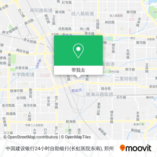 中国建设银行24小时自助银行(长虹医院东南)地图