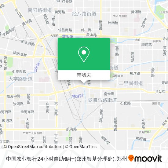 中国农业银行24小时自助银行(郑州银基分理处)地图