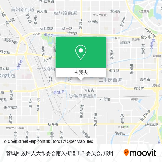 管城回族区人大常委会南关街道工作委员会地图