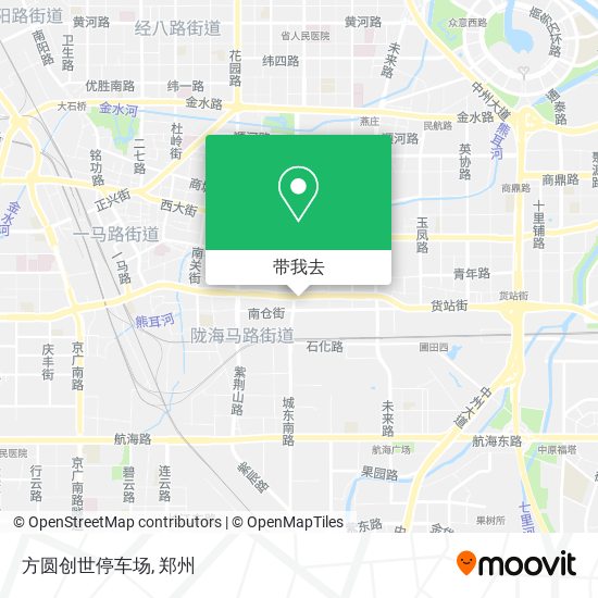 方圆创世停车场地图