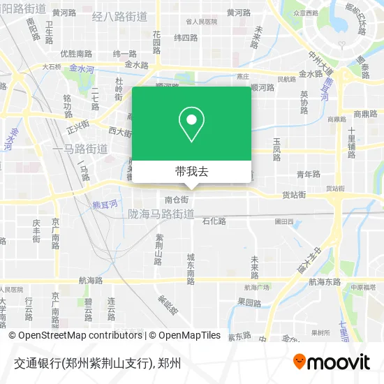 交通银行(郑州紫荆山支行)地图