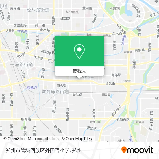 郑州市管城回族区外国语小学地图