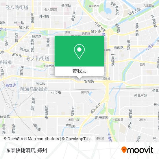 东泰快捷酒店地图